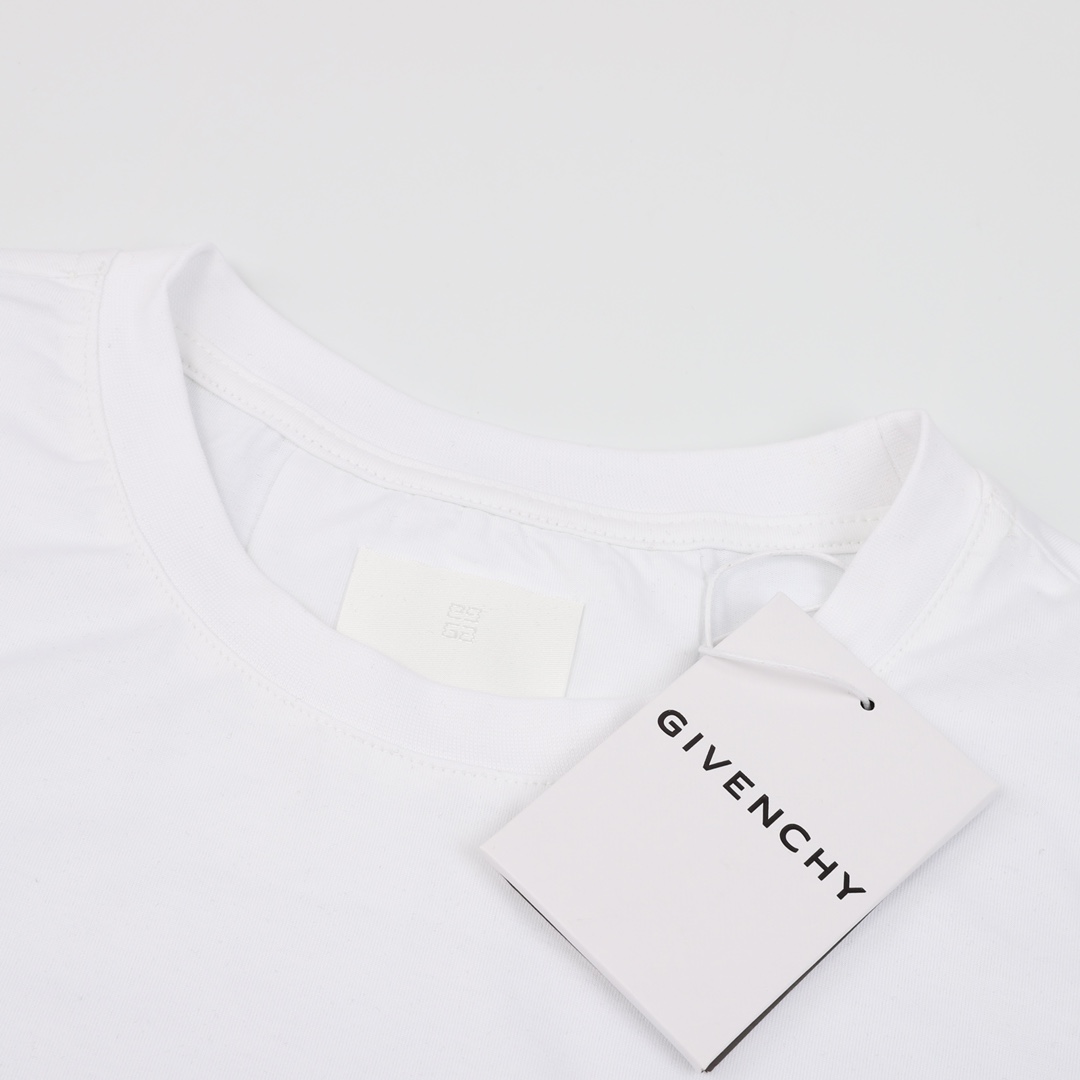 Givenchy/纪梵希 字母反转前后印花logo短袖T恤