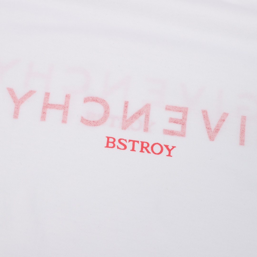 Givenchy/纪梵希 字母反转前后印花logo短袖T恤