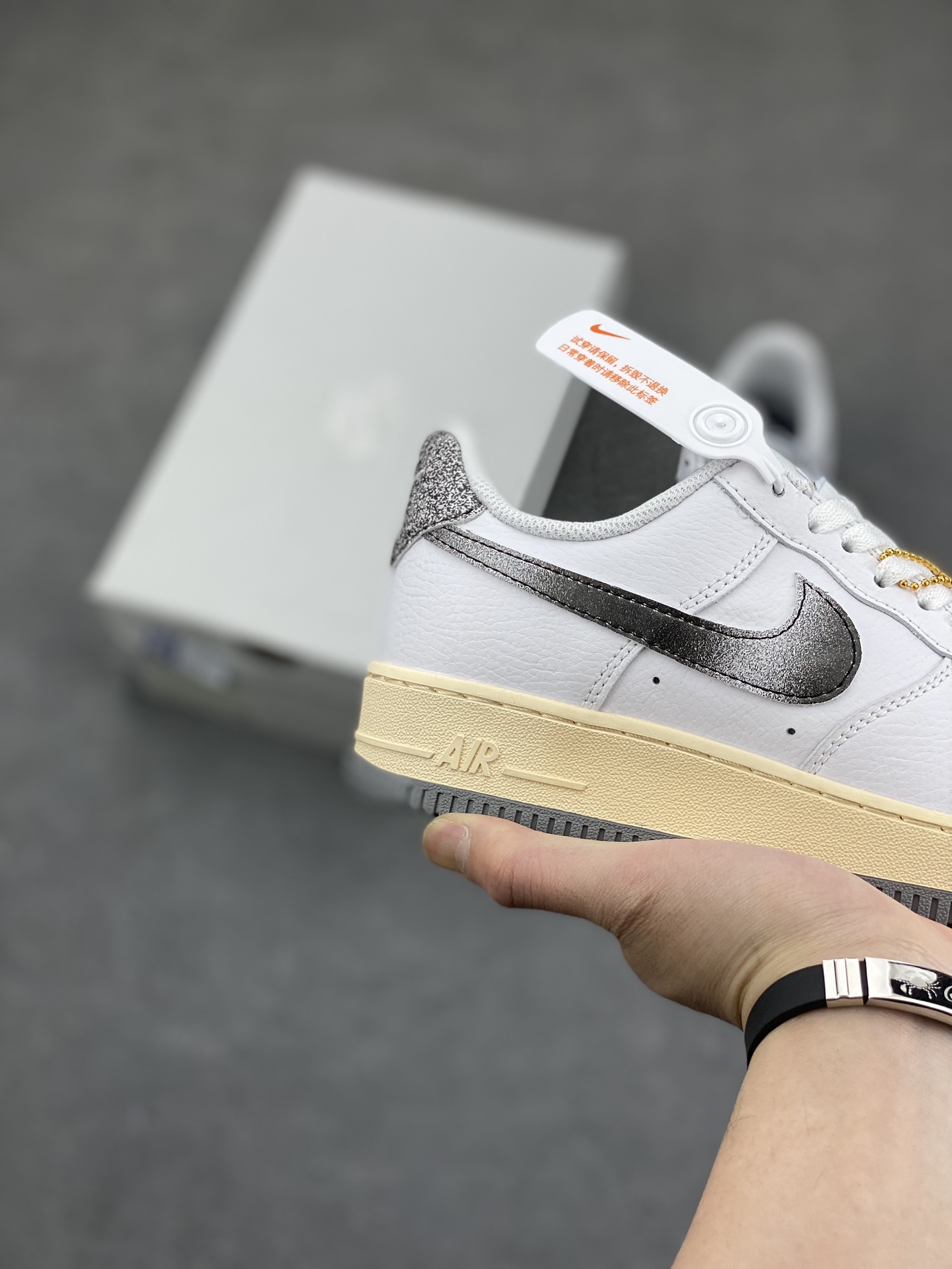 Nike Air Force 1 Low '07 Black White Gradient Casual Sneakers DV7183-100 6 i1680464098 2311 4