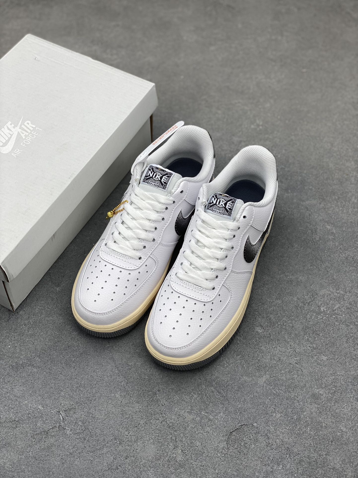 Nike Air Force 1 Low '07 Black White Gradient Casual Sneakers DV7183-100 9 i1680464098 8473 7