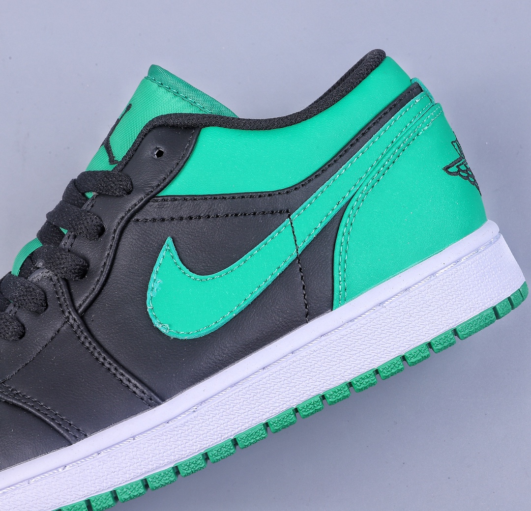 200 Air Jordan AJ1 Low 低帮系列 黑绿脚趾 553558-065
