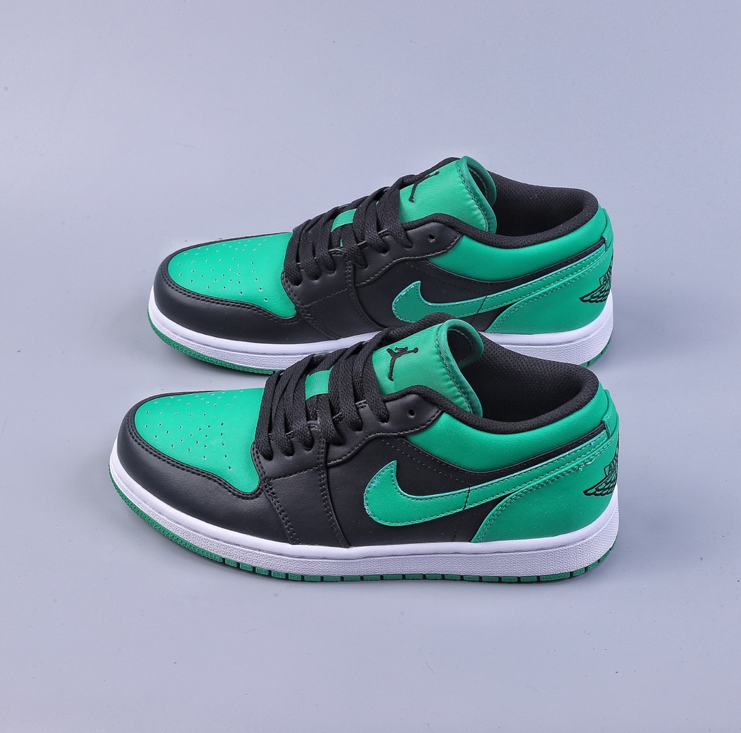 200 Air Jordan AJ1 Low 低帮系列 黑绿脚趾 553558-065