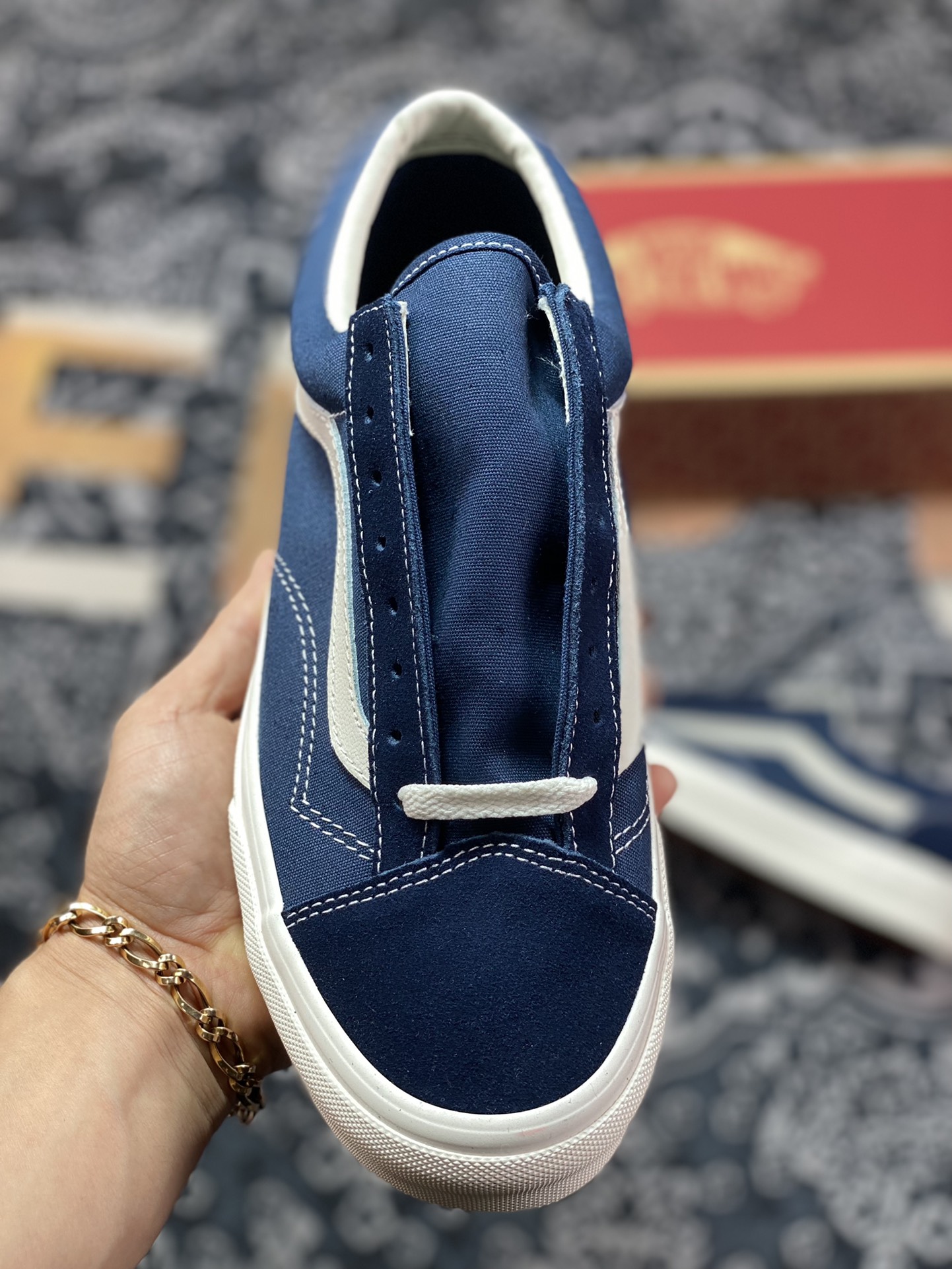 Vans Style 36 Navy Blue Quanzhilong Small Head VN0A3DZ3RFL