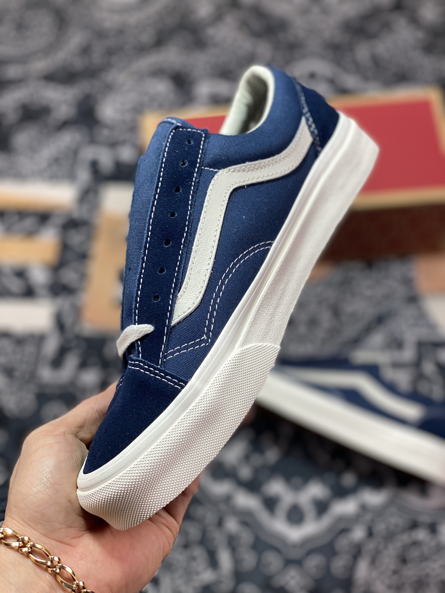 Vans Style 36 Navy Blue Quanzhilong Small Head VN0A3DZ3RFL