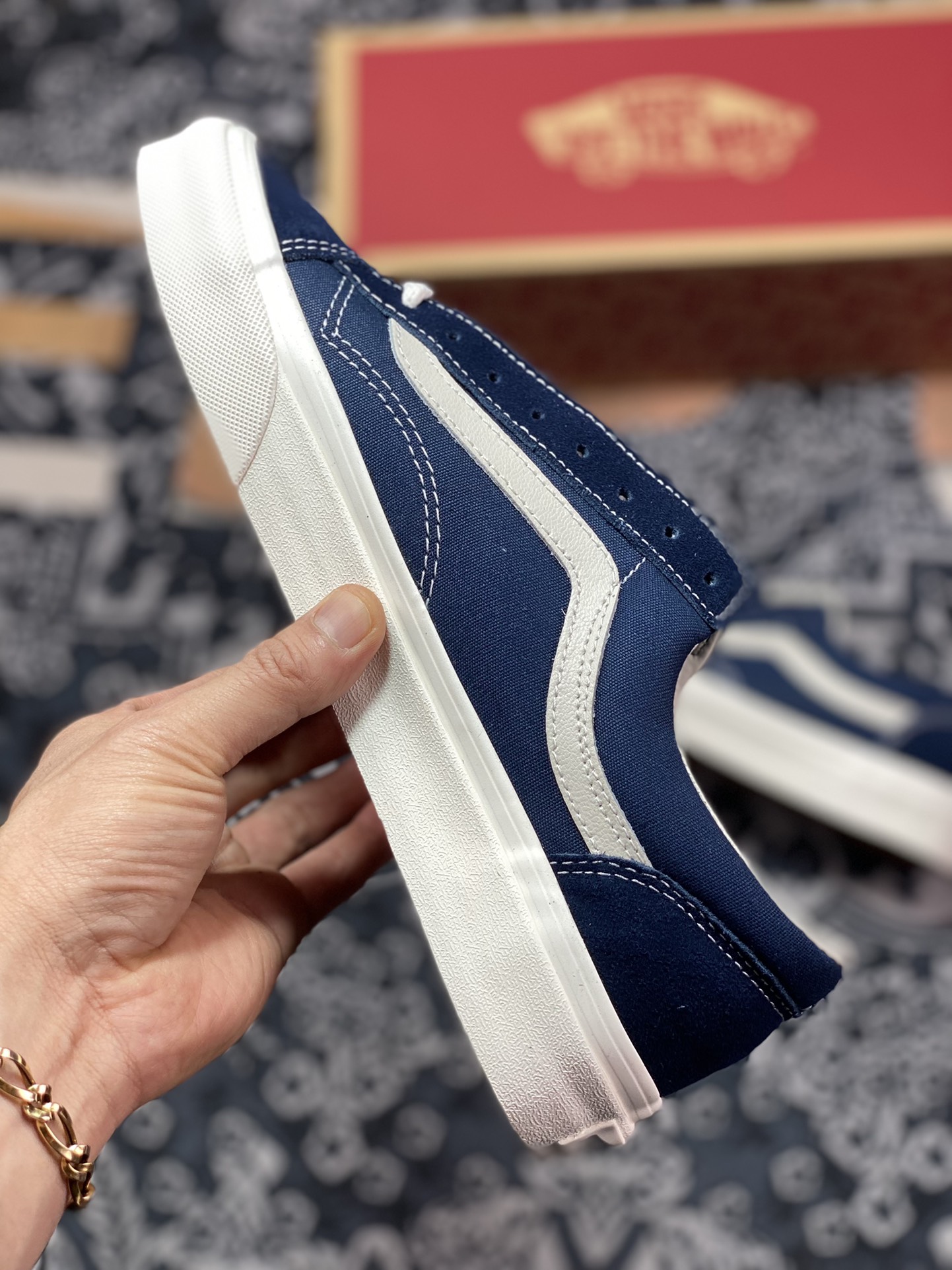 Vans Style 36 Navy Blue Quanzhilong Small Head VN0A3DZ3RFL