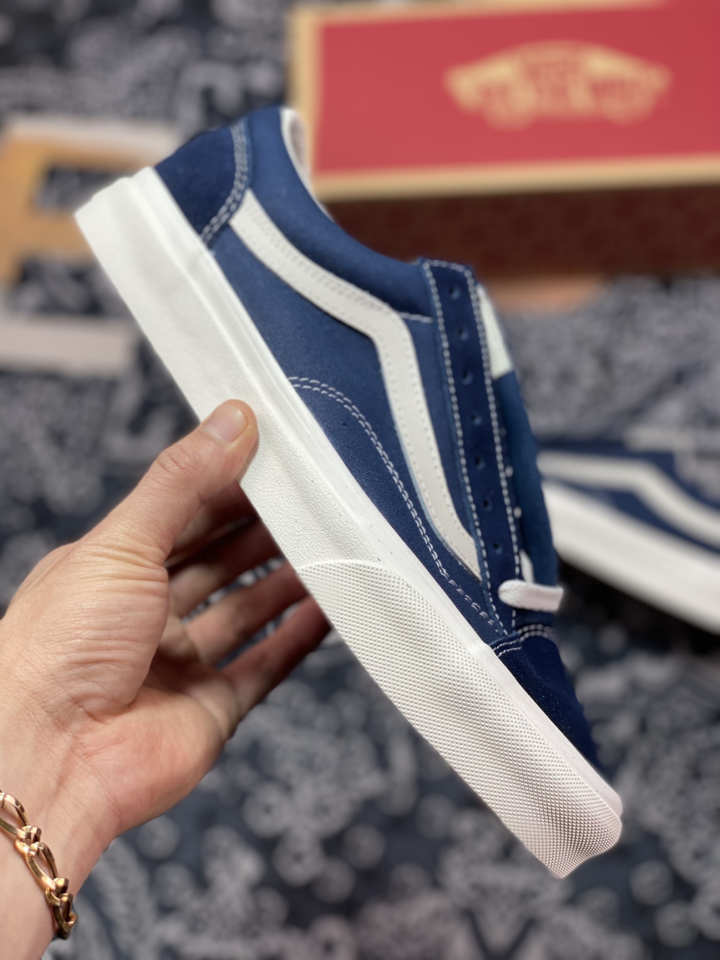 Vans Style 36 Navy Blue Quanzhilong Small Head VN0A3DZ3RFL