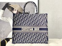 Dior Book Tote Designer
 Handbags Tote Bags Blue Embroidery