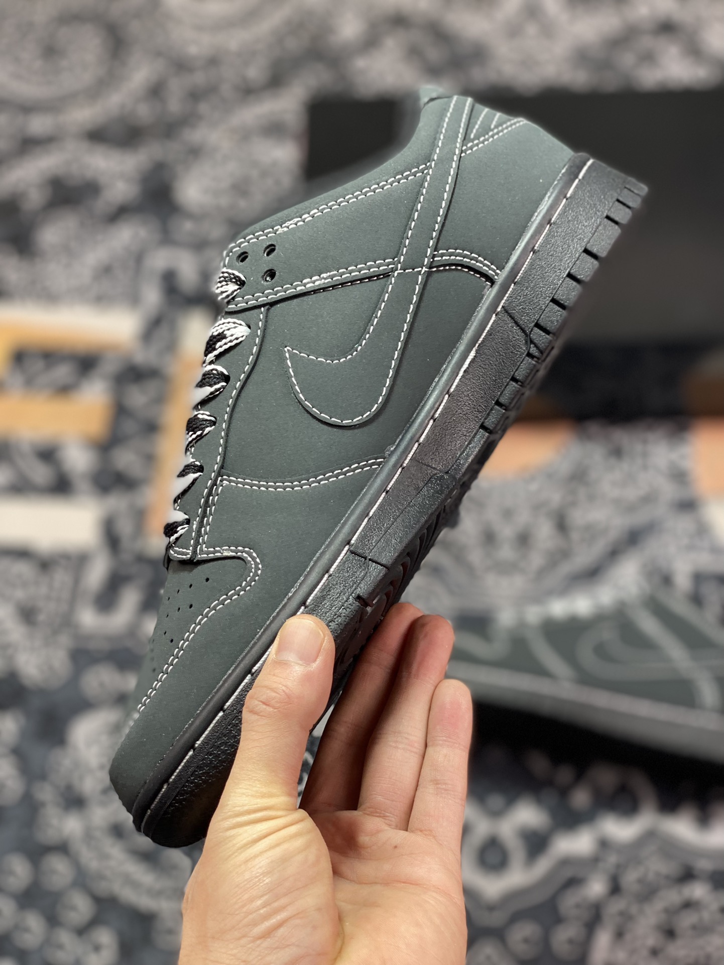 Nike SB Dunk Low Retro”Black/Phantom”扣篮系列低帮休闲运动滑板板鞋DF0517-221