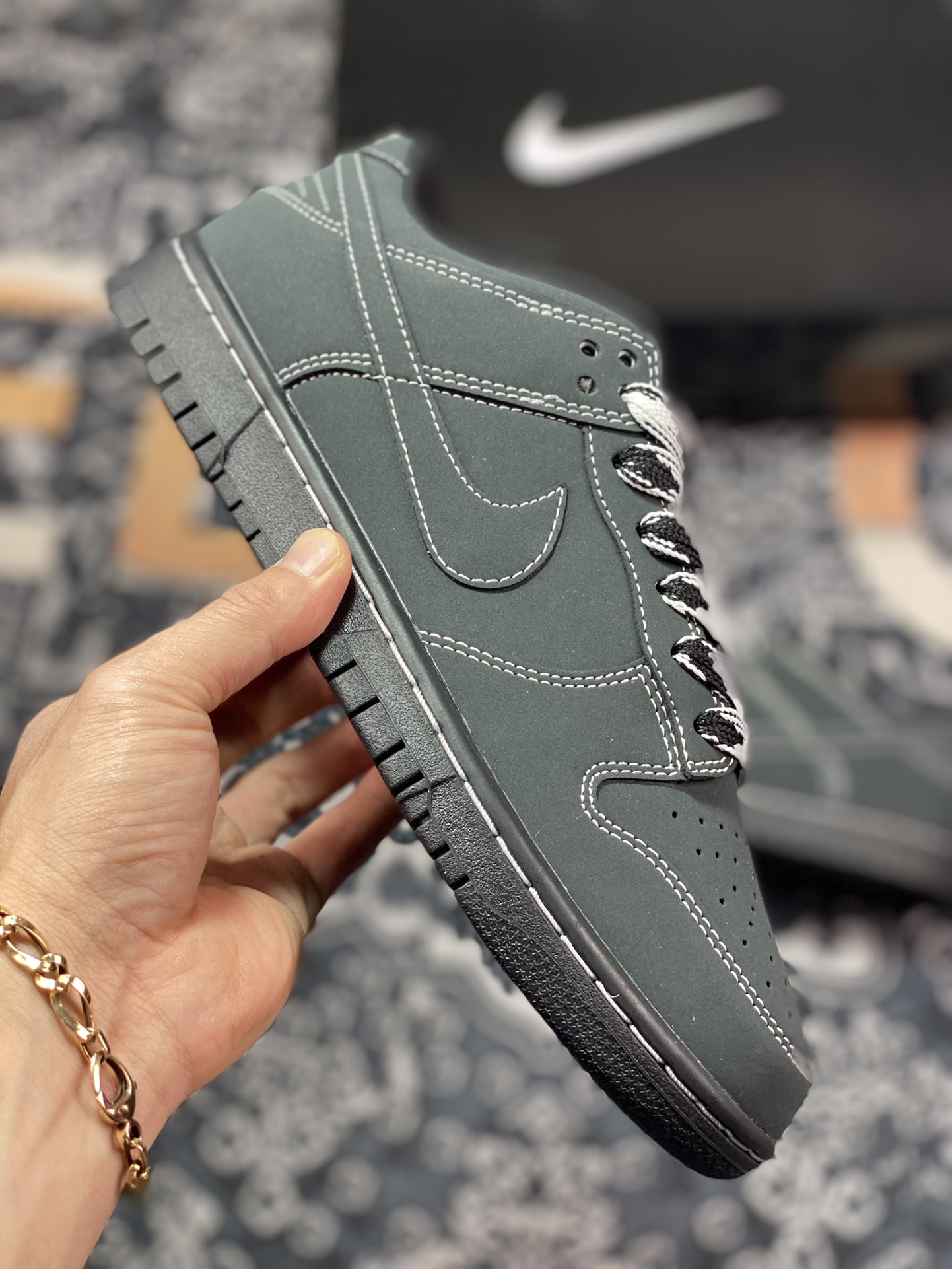 Nike SB Dunk Low Retro”Black/Phantom”扣篮系列低帮休闲运动滑板板鞋DF0517-221