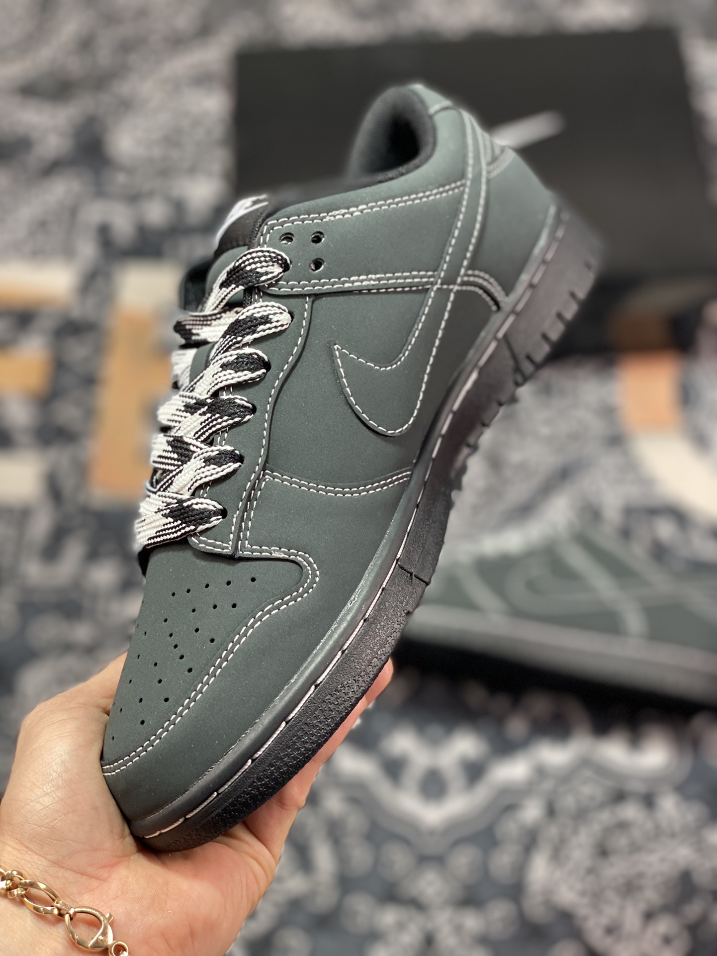 Nike SB Dunk Low Retro”Black/Phantom”扣篮系列低帮休闲运动滑板板鞋DF0517-221