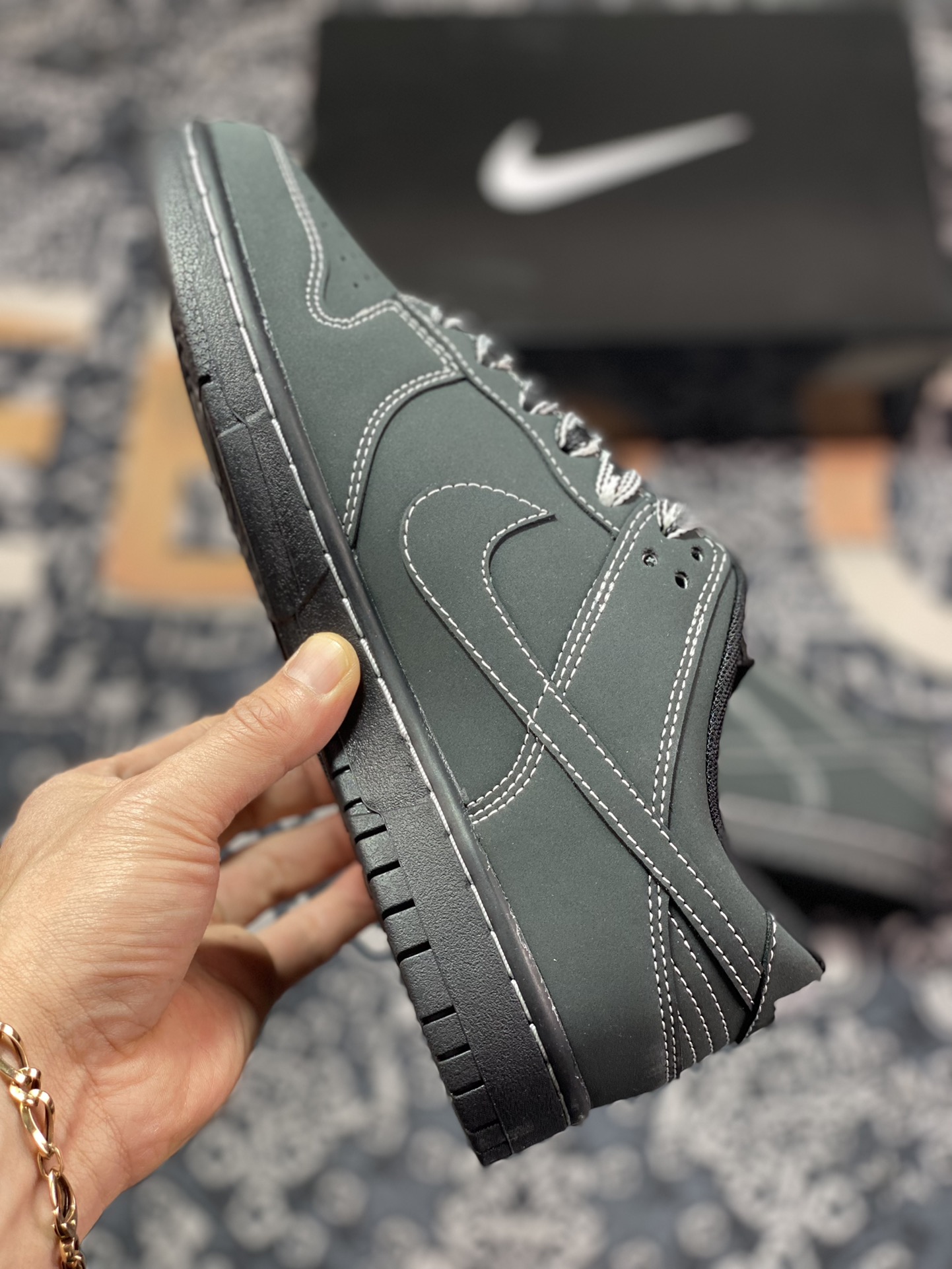 Nike SB Dunk Low Retro”Black/Phantom”扣篮系列低帮休闲运动滑板板鞋DF0517-221