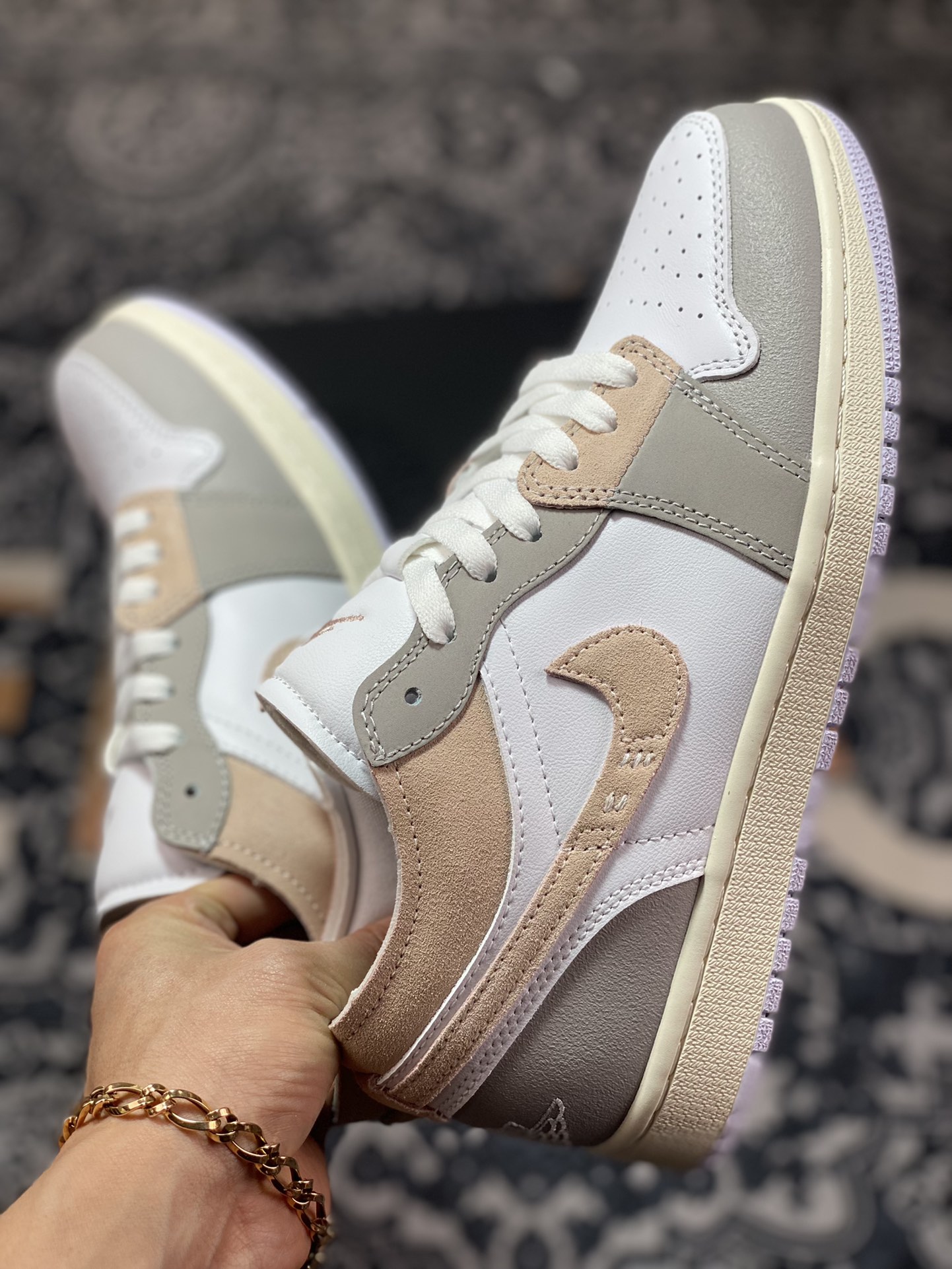 原厂级别 Air Jordan 1 Low OG EX 解构白灰黄 DN1635-002