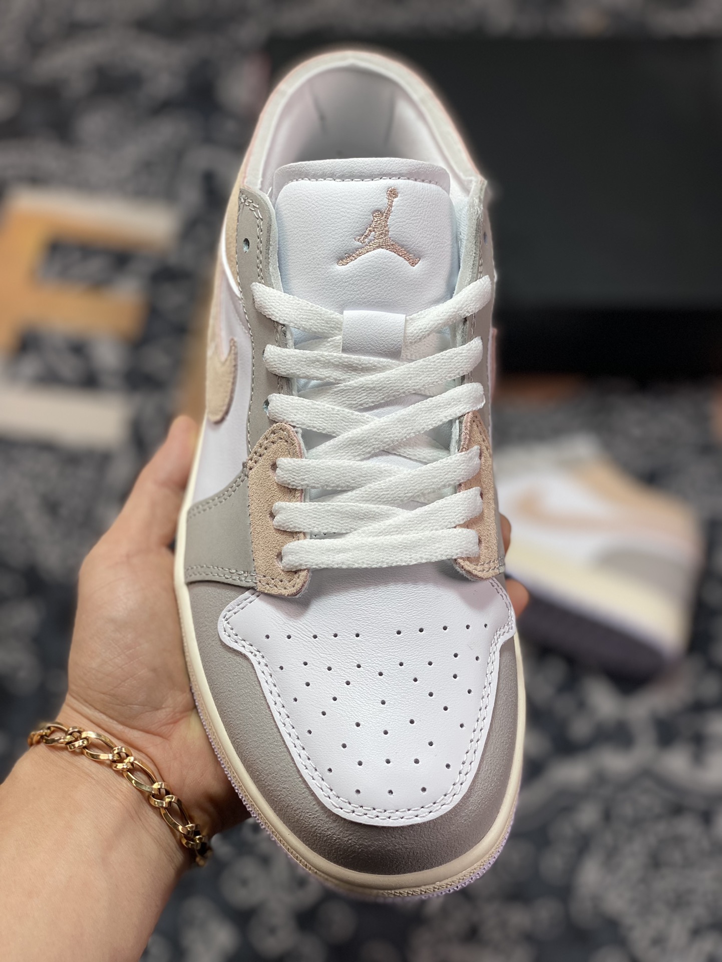 原厂级别 Air Jordan 1 Low OG EX 解构白灰黄 DN1635-002