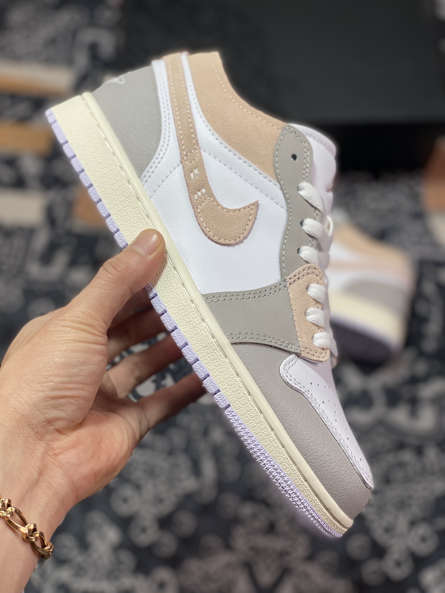 原厂级别 Air Jordan 1 Low OG EX 解构白灰黄 DN1635-002