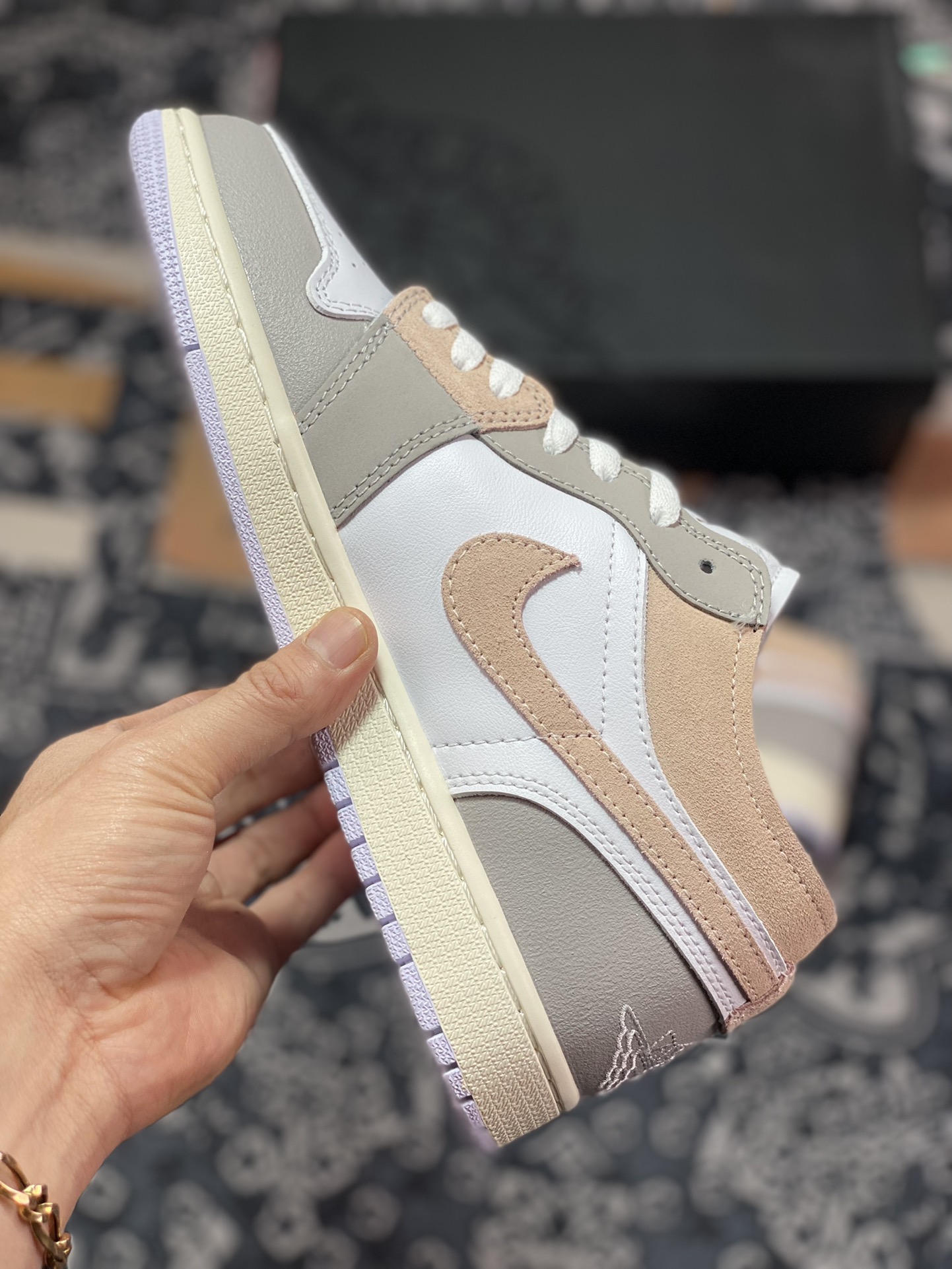 原厂级别 Air Jordan 1 Low OG EX 解构白灰黄 DN1635-002