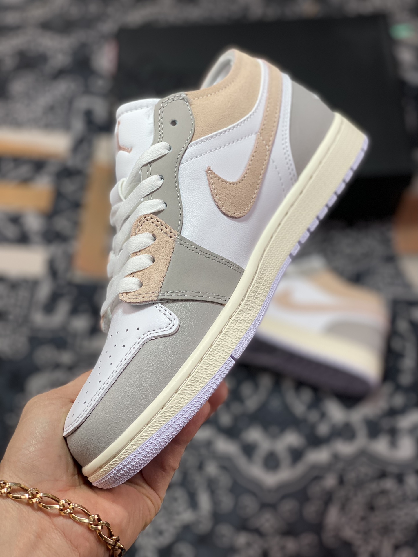 原厂级别 Air Jordan 1 Low OG EX 解构白灰黄 DN1635-002