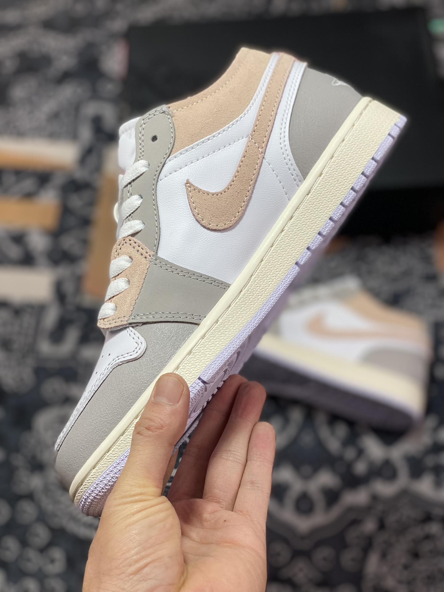 原厂级别 Air Jordan 1 Low OG EX 解构白灰黄 DN1635-002