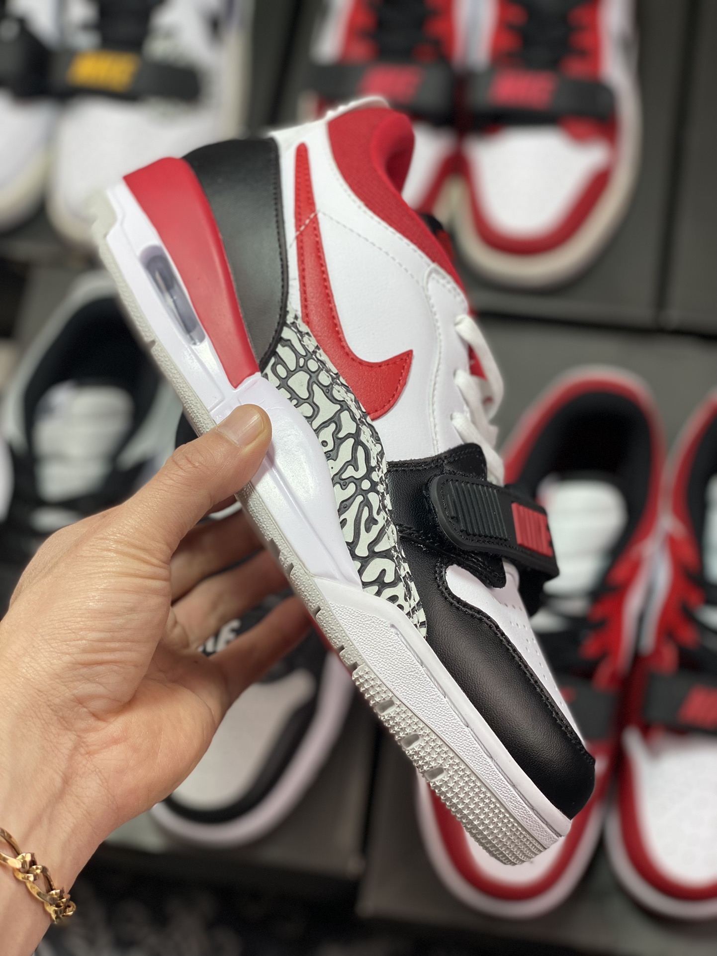 Nike Air Jordan Legacy 312 Low”Black/White/Red”乔丹最强三合一混合版本低帮文CD7069-160