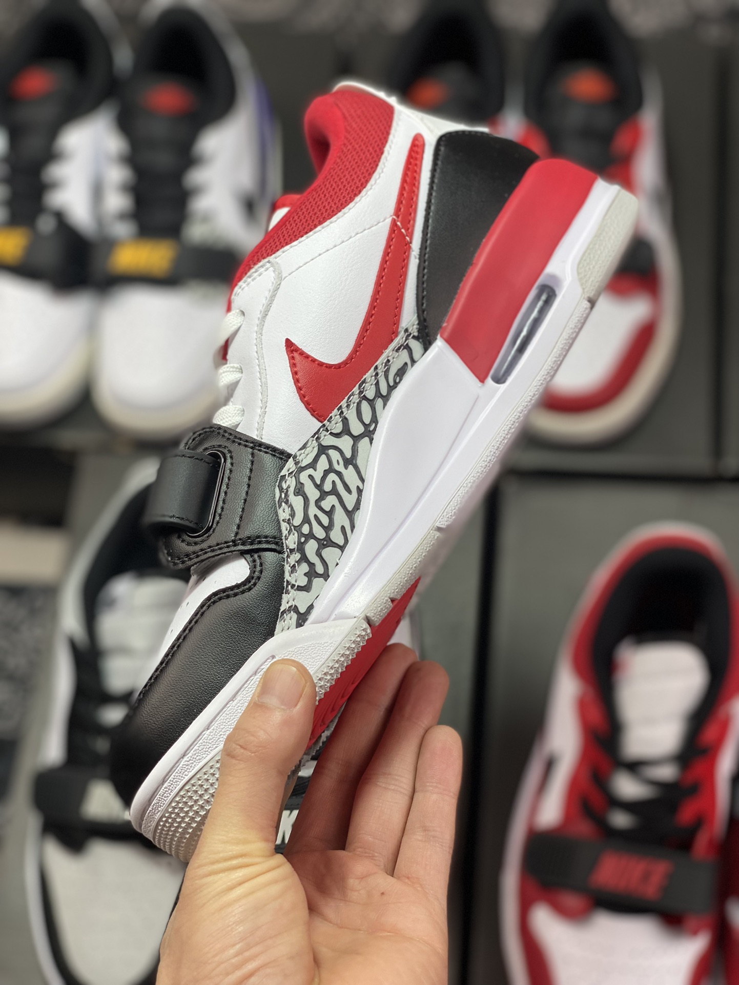 Nike Air Jordan Legacy 312 Low”Black/White/Red”乔丹最强三合一混合版本低帮文CD7069-160