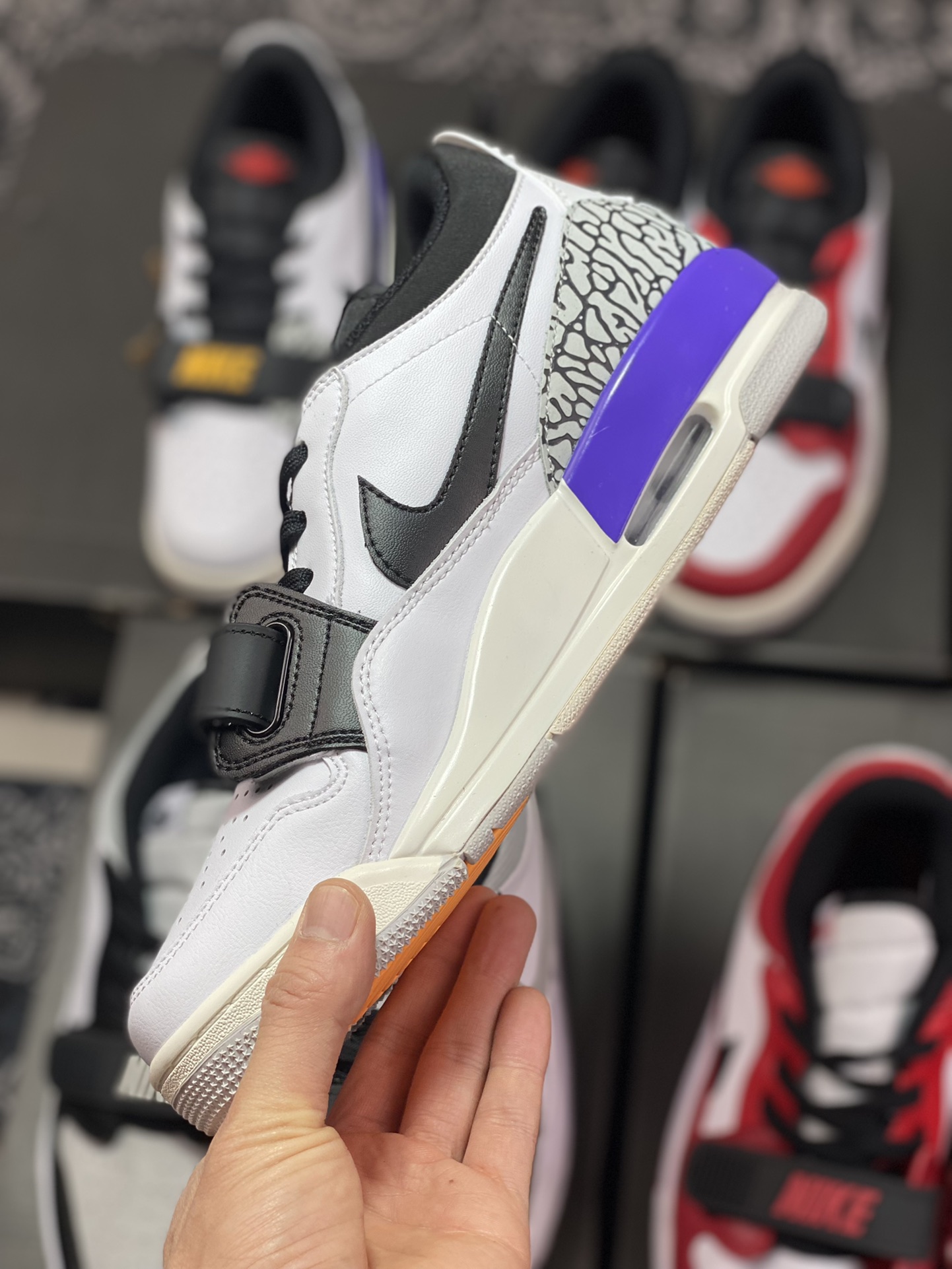 Nike Jordan Legacy 312 Low”Lakers”乔丹最强三合一混合版本低帮休闲运动篮球鞋CD7069-102