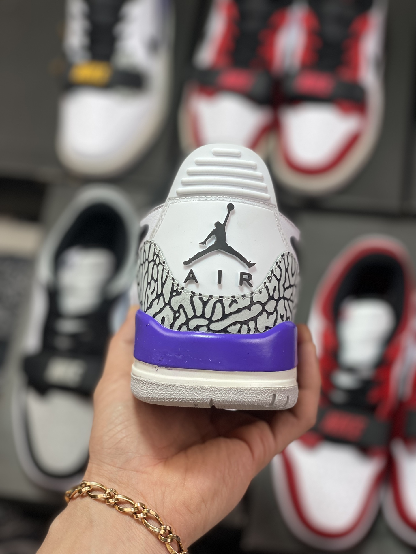 Nike Jordan Legacy 312 Low”Lakers”乔丹最强三合一混合版本低帮休闲运动篮球鞋CD7069-102
