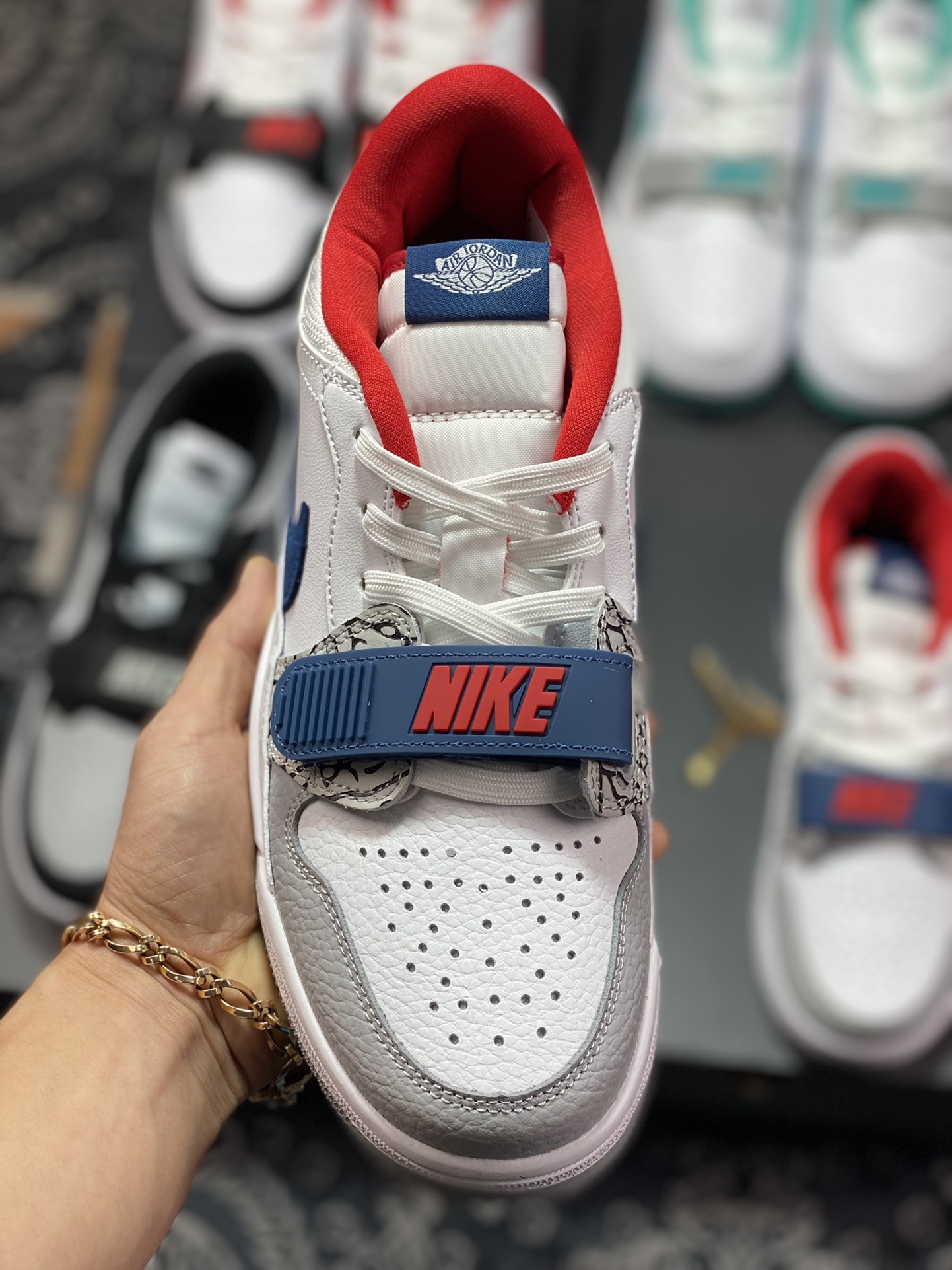Nike Air Jordan Legacy 312 Low”White/Grey Fog/Blue/Red”乔丹最强三合一混合版本低帮CD7069-104