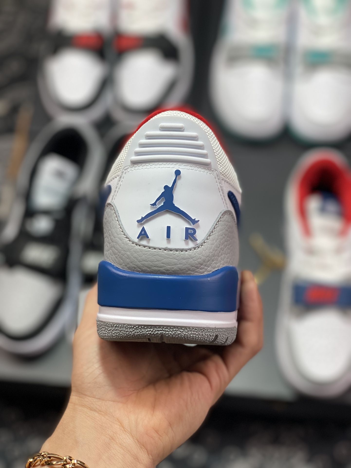 Nike Air Jordan Legacy 312 Low”White/Grey Fog/Blue/Red”乔丹最强三合一混合版本低帮CD7069-104