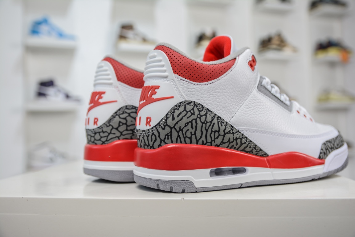 300 原装Air Jordan 3 Retro ”Fire Red” 火焰红配色DN3707-160