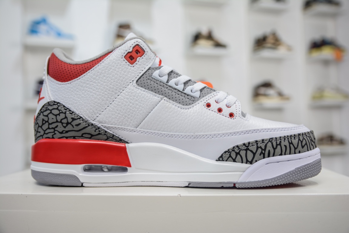 300 原装Air Jordan 3 Retro ”Fire Red” 火焰红配色DN3707-160