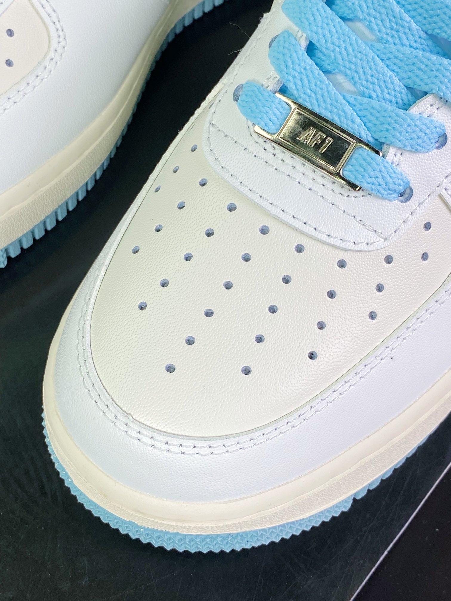 200 Air Sole气垫【耐克Nike】 Air Force 1’07 Low”Beige White/Light Blue”空军一号YY3188-101