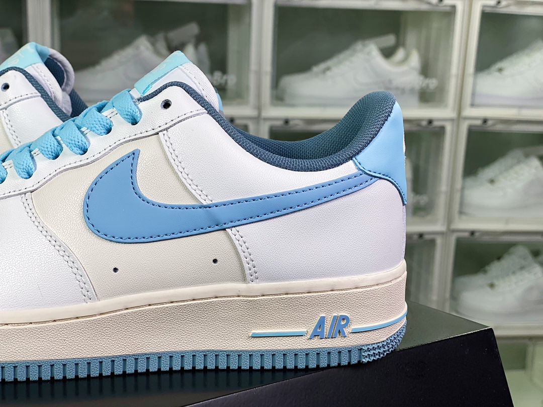 200 Air Sole气垫【耐克Nike】 Air Force 1’07 Low”Beige White/Light Blue”空军一号YY3188-101