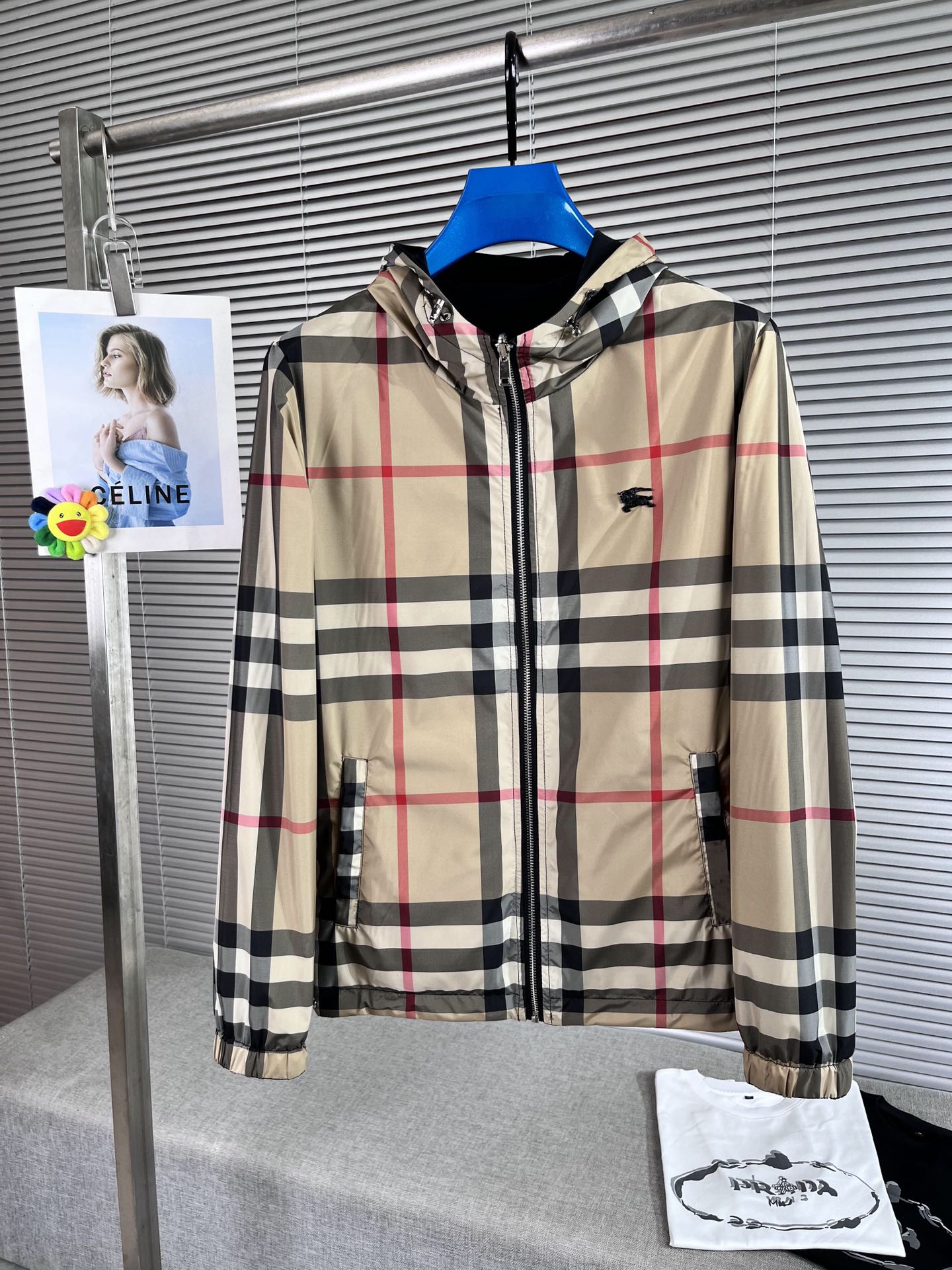 Burberry Clothing Coats & Jackets Embroidery Men Fall/Winter Collection Fashion Hooded Top