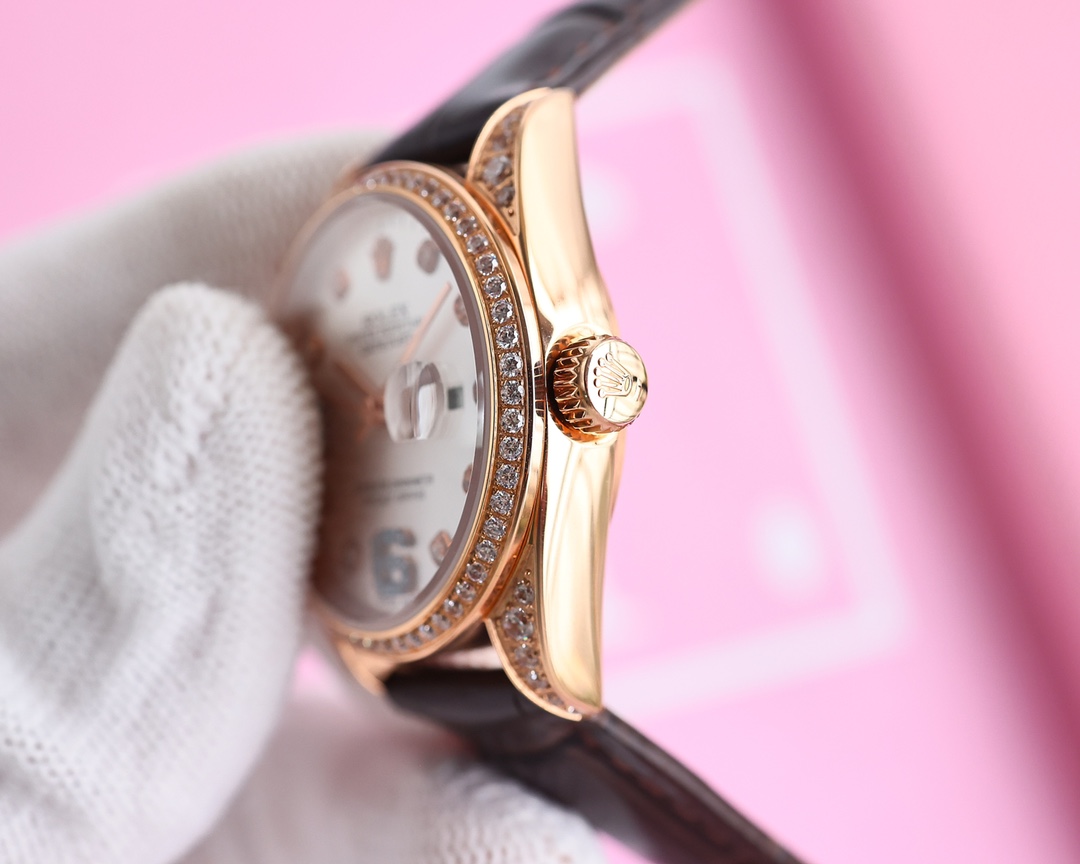 Stylish White Kim Watch with NH05 Automatic Movement and Sapphire Crystal Glass - 图片 7
