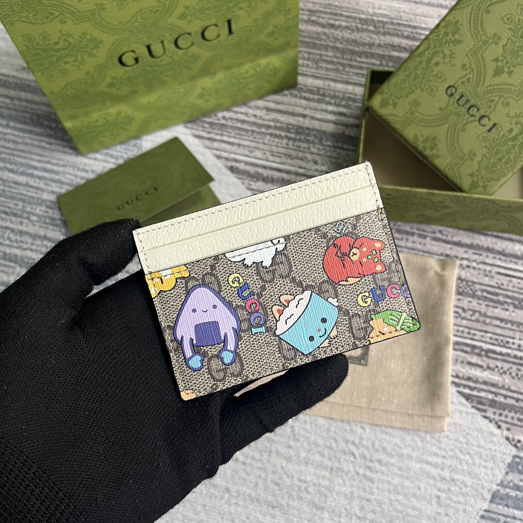 Gucci картхолдер с принтом животных