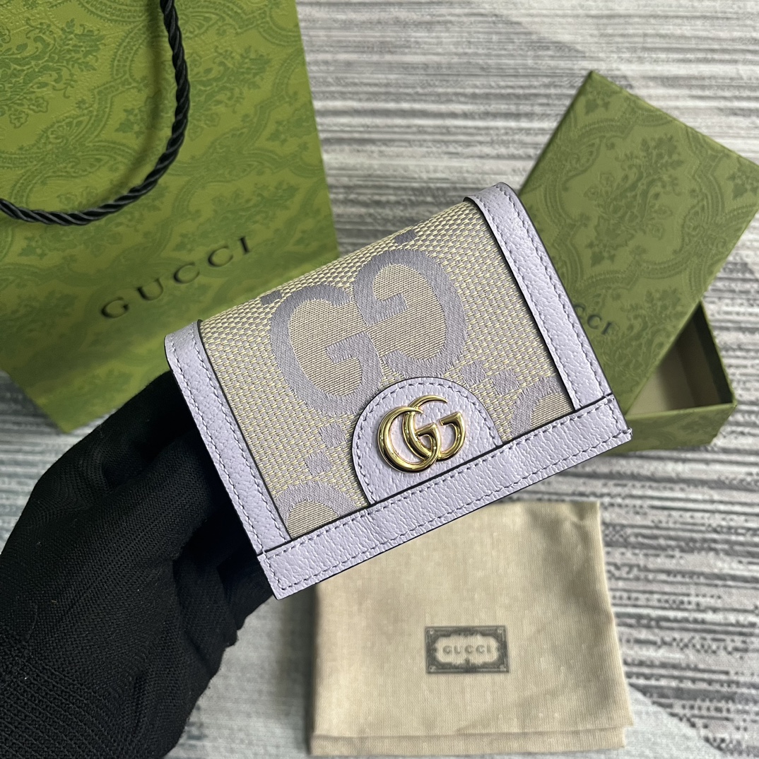 Gucci Ophidia кошелек с узором GG и двойным элементом G