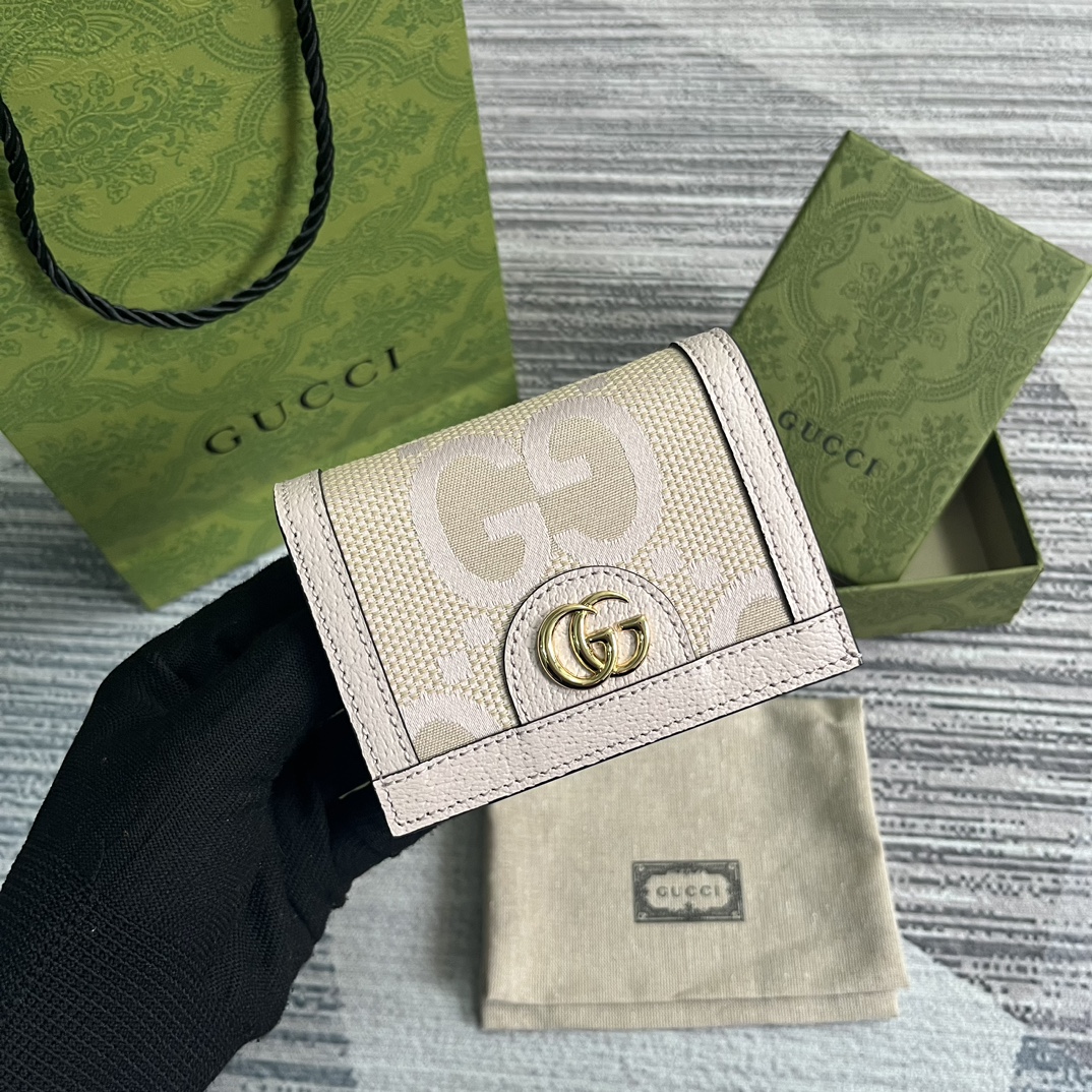 Gucci Ophidia кошелек с узором GG и двойным элементом G