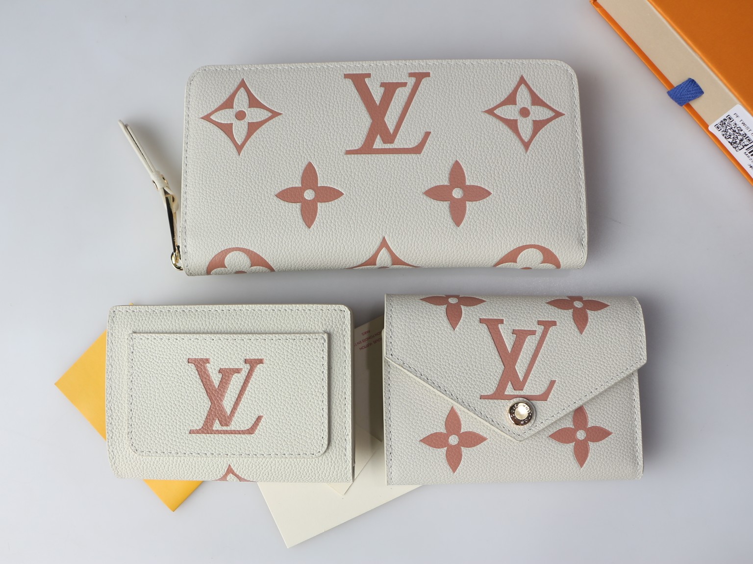 Leather wallet on desk