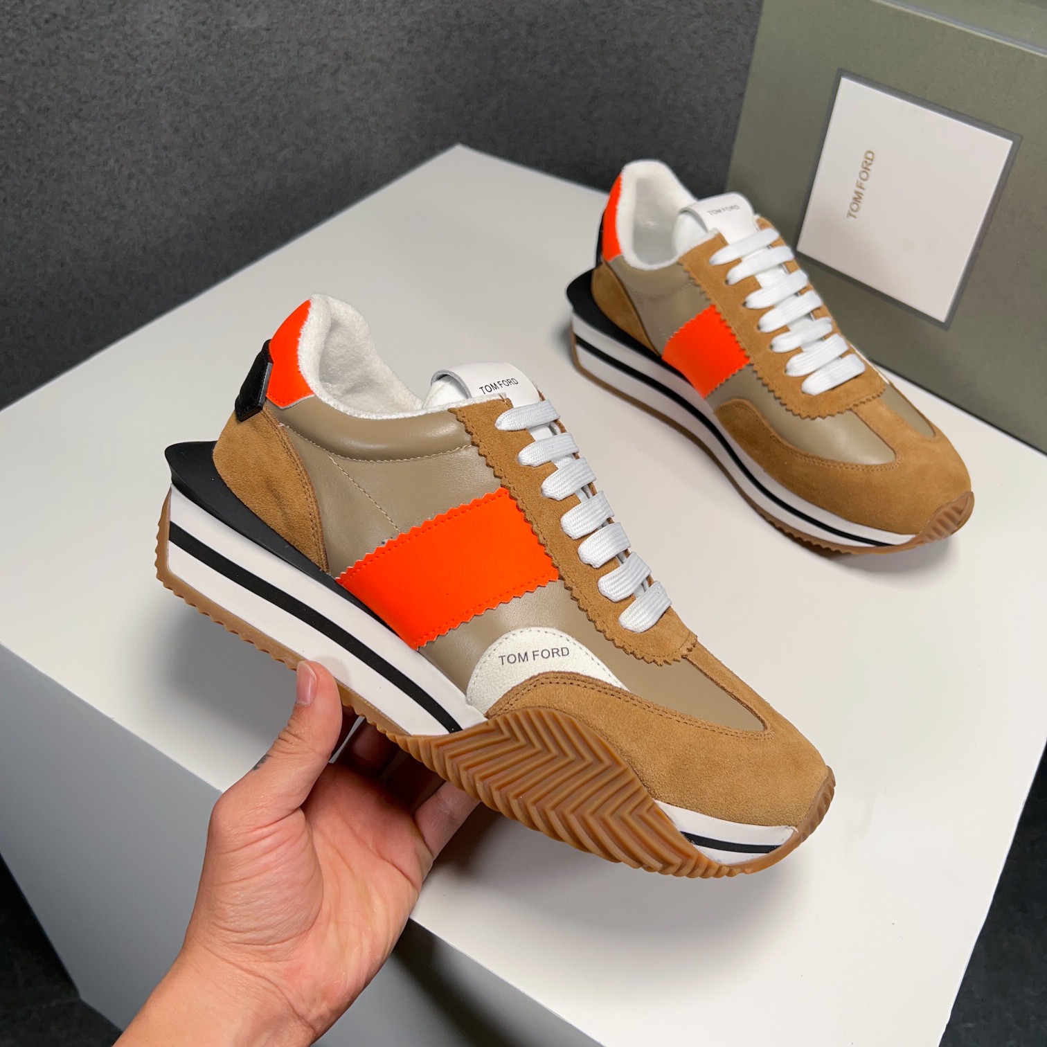 Tom Ford Men's Ecological Sneakers - Classic Style and Vibrant Design 3 a1680613934604 4381