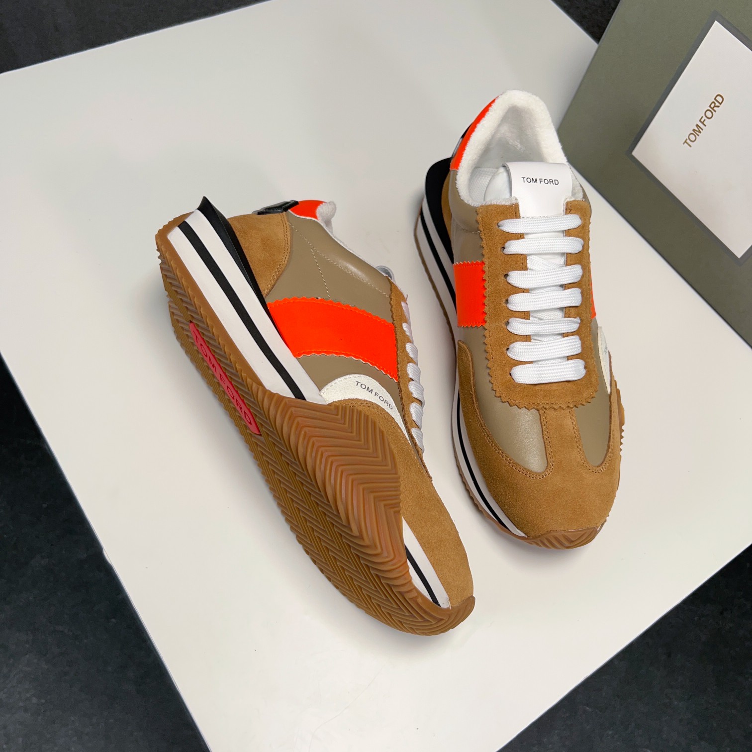 Tom Ford Men's Ecological Sneakers - Classic Style and Vibrant Design 6 a1680613934883 8678
