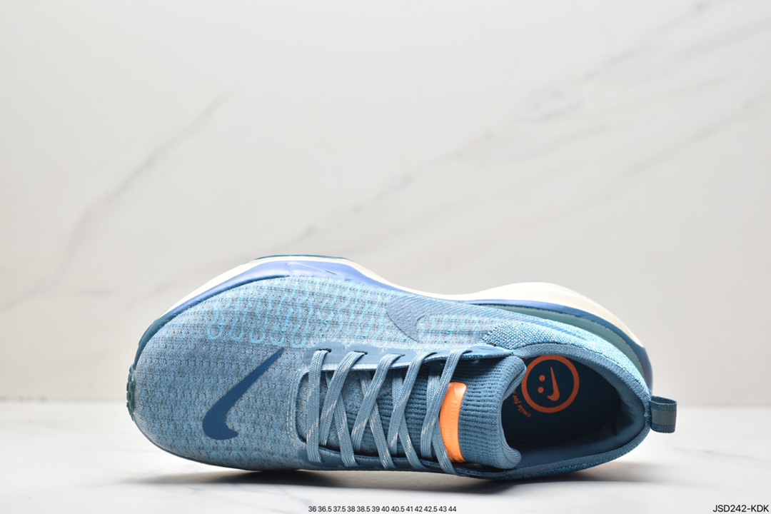 耐克NIKE ZOOMX INVINCIBLE RUN FK3 短跑马拉松系带慢跑鞋 DR2615-401