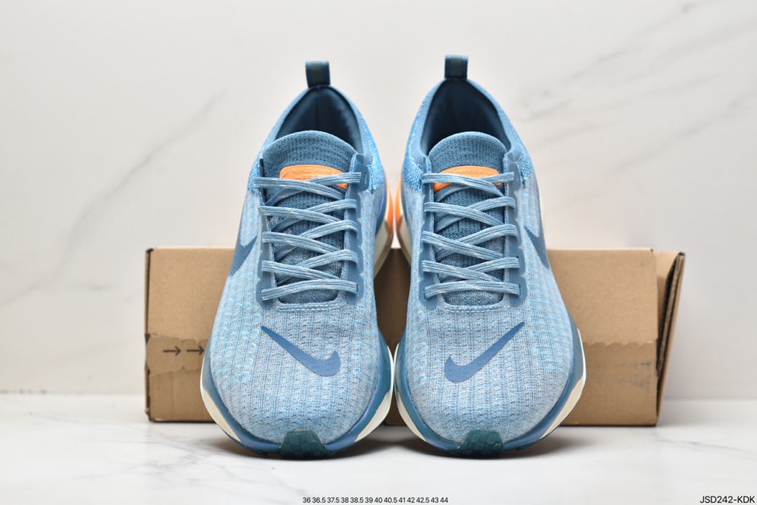 耐克NIKE ZOOMX INVINCIBLE RUN FK3 短跑马拉松系带慢跑鞋 DR2615-401