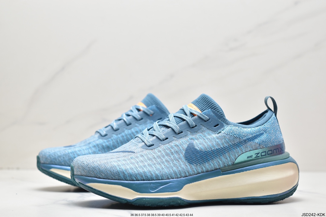 耐克NIKE ZOOMX INVINCIBLE RUN FK3 短跑马拉松系带慢跑鞋 DR2615-401