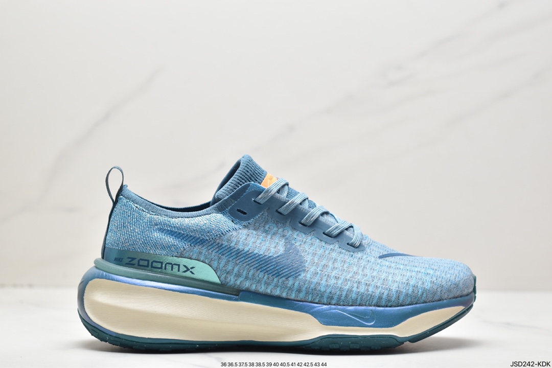 耐克NIKE ZOOMX INVINCIBLE RUN FK3 短跑马拉松系带慢跑鞋 DR2615-401