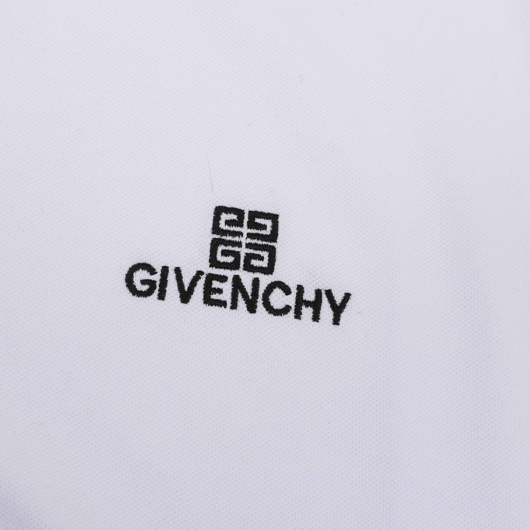 180 GIVENCHY/纪梵希 字母刺绣短袖POLO衫