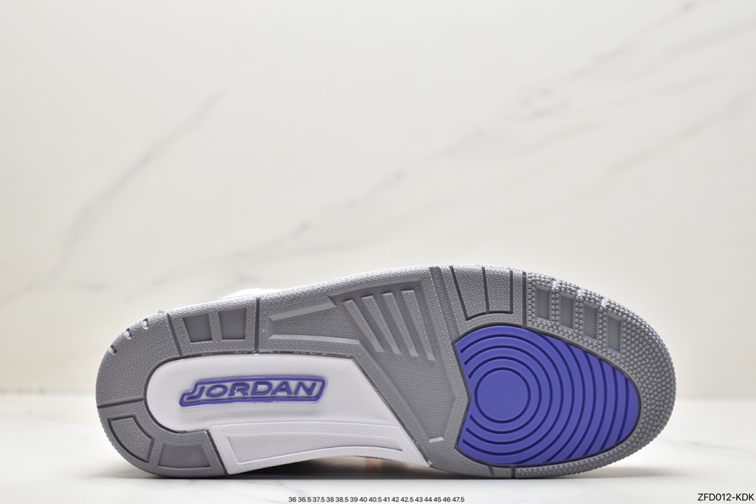 Air Jordan 3 Retro 全新批次 迈克尔·乔丹AJ3代中帮复古休闲运动文化篮球鞋CT8532-105