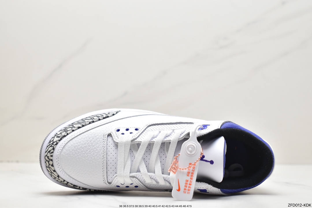 Air Jordan 3 Retro 全新批次 迈克尔·乔丹AJ3代中帮复古休闲运动文化篮球鞋CT8532-105