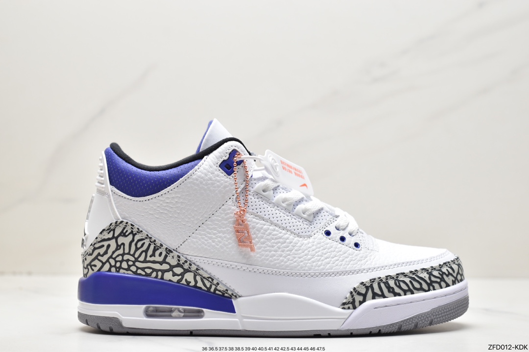 Air Jordan 3 Retro 全新批次 迈克尔·乔丹AJ3代中帮复古休闲运动文化篮球鞋CT8532-105
