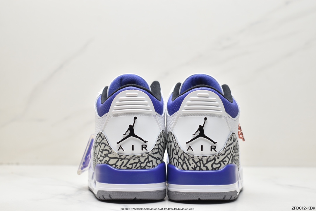 Air Jordan 3 Retro 全新批次 迈克尔·乔丹AJ3代中帮复古休闲运动文化篮球鞋CT8532-105