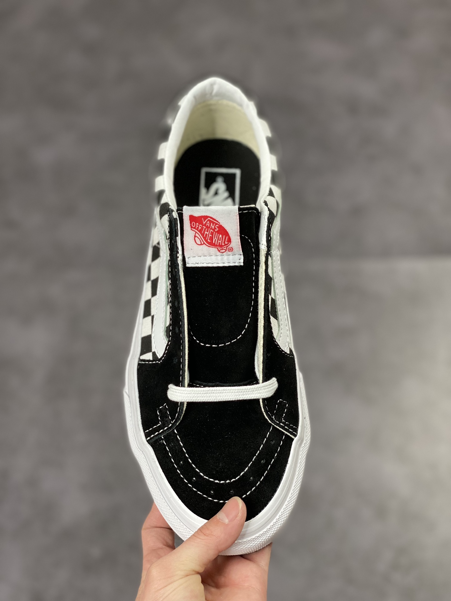 VANS Vance SK8-LOW classic black and white checkerboard low top casual sneakers canvas shoes