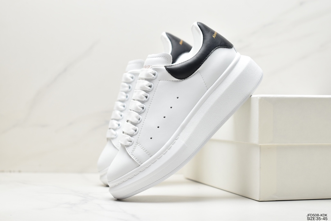 Italian luxury brand Alexander McQueen Alexander McQueen Sole Leather Sneakers low help